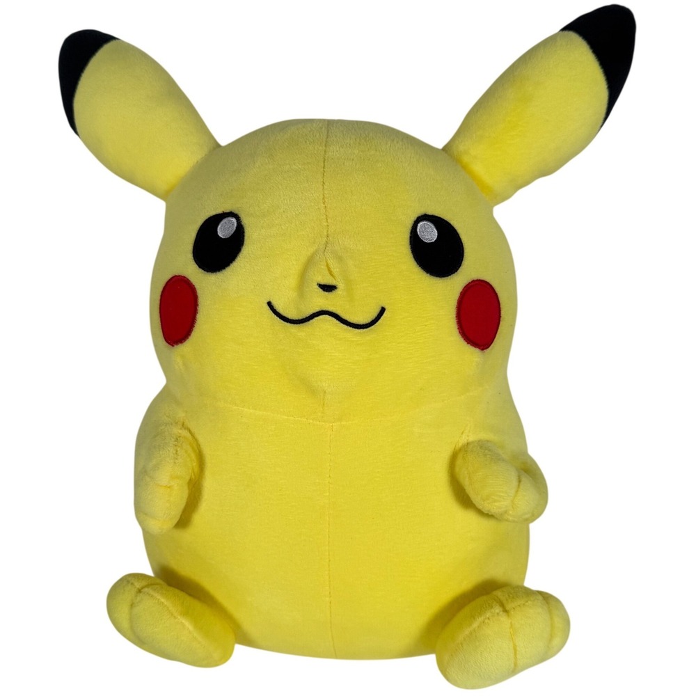 Pokemon Pikachu Plush‎ Stuffed Animal Yellow 14 Inch